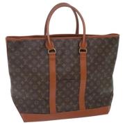 Pre-owned Canvas louis-vuitton-bags Louis Vuitton Vintage , Brown , Da...