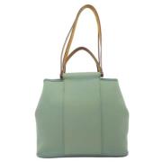 Pre-owned Canvas handbags Hermès Vintage , Blue , Dames