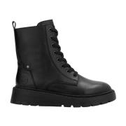 Casual Enkellaarsjes Rieker , Black , Dames