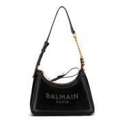 Suede B-Army Schoudertas Balmain , Black , Dames