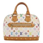 Pre-owned Canvas louis-vuitton-bags Louis Vuitton Vintage , White , Da...