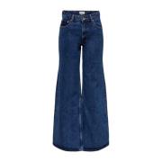 Blauwe ritsjeans met zakken Only , Blue , Dames