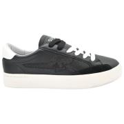 Stijlvolle Katy Leren Sneakers in Zwart Sun68 , Gray , Dames