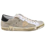 Lage Sneakers Mixage Grijs Wit Philippe Model , Beige , Heren