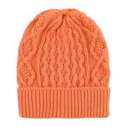 Katoenen Beanie Burnt Orange Gemaakt in Italië American Dreams , Orang...