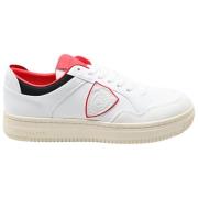 Leeuw Lage Sneakers Wit Rood Philippe Model , White , Heren