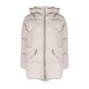 Grijze Puffer & Donsjas Moorer , Gray , Dames