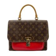 Pre-owned Canvas handbags Louis Vuitton Vintage , Brown , Dames