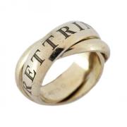 Pre-owned Silver rings Cartier Vintage , Gray , Dames