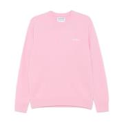 Roze Wol Logo Trui MC2 Saint Barth , Pink , Heren