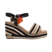 Hoge hakken - Zwarte vlag Wrangler , Multicolor , Dames