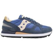 Navy/Tan Shadow Original Sneakers Saucony , Blue , Heren