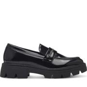 Zwarte elegante gesloten loafers voor vrouwen s.Oliver , Black , Dames