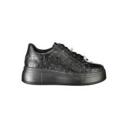 Zwarte Polyester Sneaker Laura Biagiotti , Black , Dames