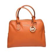 Pre-owned Leather handbags Michael Kors Pre-owned , Orange , Dames