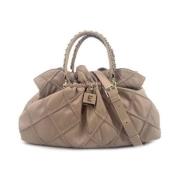 Geëtste Tote Tas Octavia Stijl Ermanno Scervino , Beige , Dames