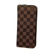 Pre-owned Canvas wallets Louis Vuitton Vintage , Brown , Heren