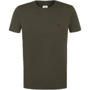 Zwart Koffie Goggle Hood Jersey Tee C.p. Company , Green , Heren