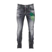 Straight-Leg Jeans Dsquared2 , Black , Heren