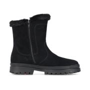 Zwarte Winterlaarzen met Verwijderbare Studs Rieker , Black , Dames