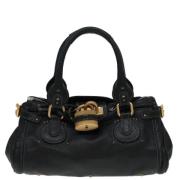 Pre-owned Leather handbags Chloé Pre-owned , Black , Dames