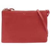 Pre-owned Leather celine-bags Celine Vintage , Red , Dames