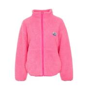 Gezellig Fleece Jack met Rits American Vintage , Pink , Dames