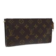 Pre-owned Canvas pouches Louis Vuitton Vintage , Brown , Dames