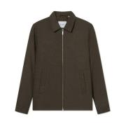 Como Wool Coach Jacket Les Deux , Green , Heren