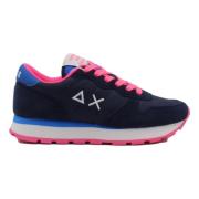 Navy Blauwe Hardloopschoenen Sun68 , Blue , Heren