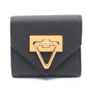 Pre-owned Leather wallets Bottega Veneta Vintage , Black , Dames