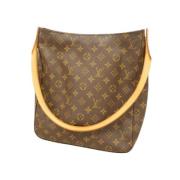 Pre-owned Canvas handbags Louis Vuitton Vintage , Brown , Dames