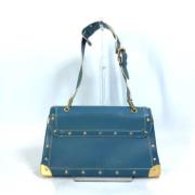 Pre-owned Fabric louis-vuitton-bags Louis Vuitton Vintage , Green , Da...