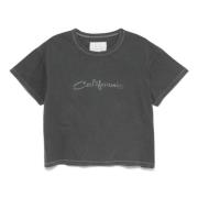 California Signature Tee Gebreid ERL , Gray , Heren