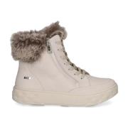 Beige Casual Gesloten Enkellaarsjes Caprice , Beige , Dames