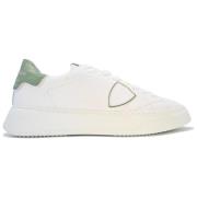 Vintage Temple Low Sneakers in Wit/Groen Philippe Model , White , Here...