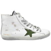 Witte Francy Sneakers Golden Goose , White , Heren