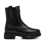 Zwarte Gesloten Booties Enkellaarzen Vrouwen s.Oliver , Black , Dames