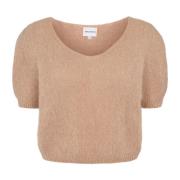 Zachte Pullover voor Lente/Zomer American Dreams , Brown , Dames