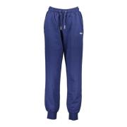 Sportieve Blauwe Katoenen Jeans & Broek Fila , Blue , Heren