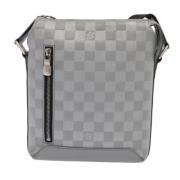 Pre-owned Leather louis-vuitton-bags Louis Vuitton Vintage , Gray , Da...