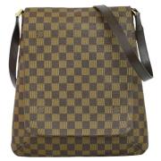 Pre-owned Canvas shoulder-bags Louis Vuitton Vintage , Brown , Dames