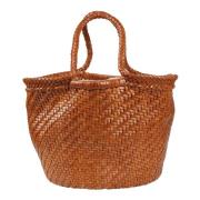 Stijlvolle Leren Tas Dragon Diffusion , Brown , Dames