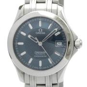 Pre-owned Glass watches Omega Vintage , Blue , Heren