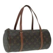 Pre-owned Canvas handbags Louis Vuitton Vintage , Brown , Dames