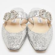 Pre-owned Fabric sandals Jimmy Choo Pre-owned , Gray , Dames