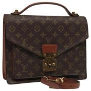 Pre-owned Canvas louis-vuitton-bags Louis Vuitton Vintage , Brown , Da...