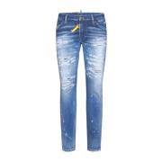 Gebruikte Effect Jeans Dsquared2 , Blue , Heren