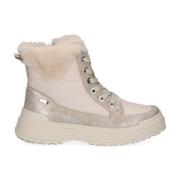 Beige Casual Gesloten Enkellaarsjes Caprice , Beige , Dames