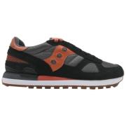 Zwart/Grijs Shadow Original Sneakers Saucony , Multicolor , Heren